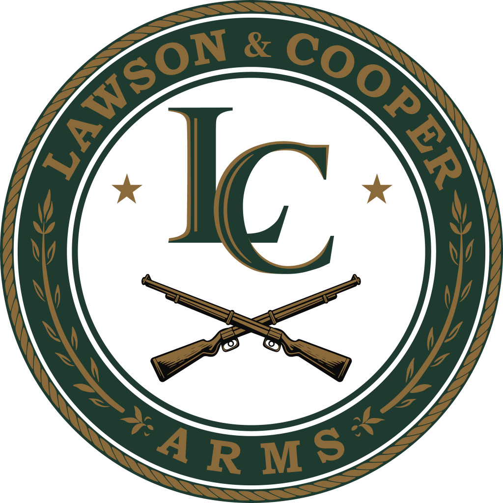 Lawson & Cooper Arms official business seal